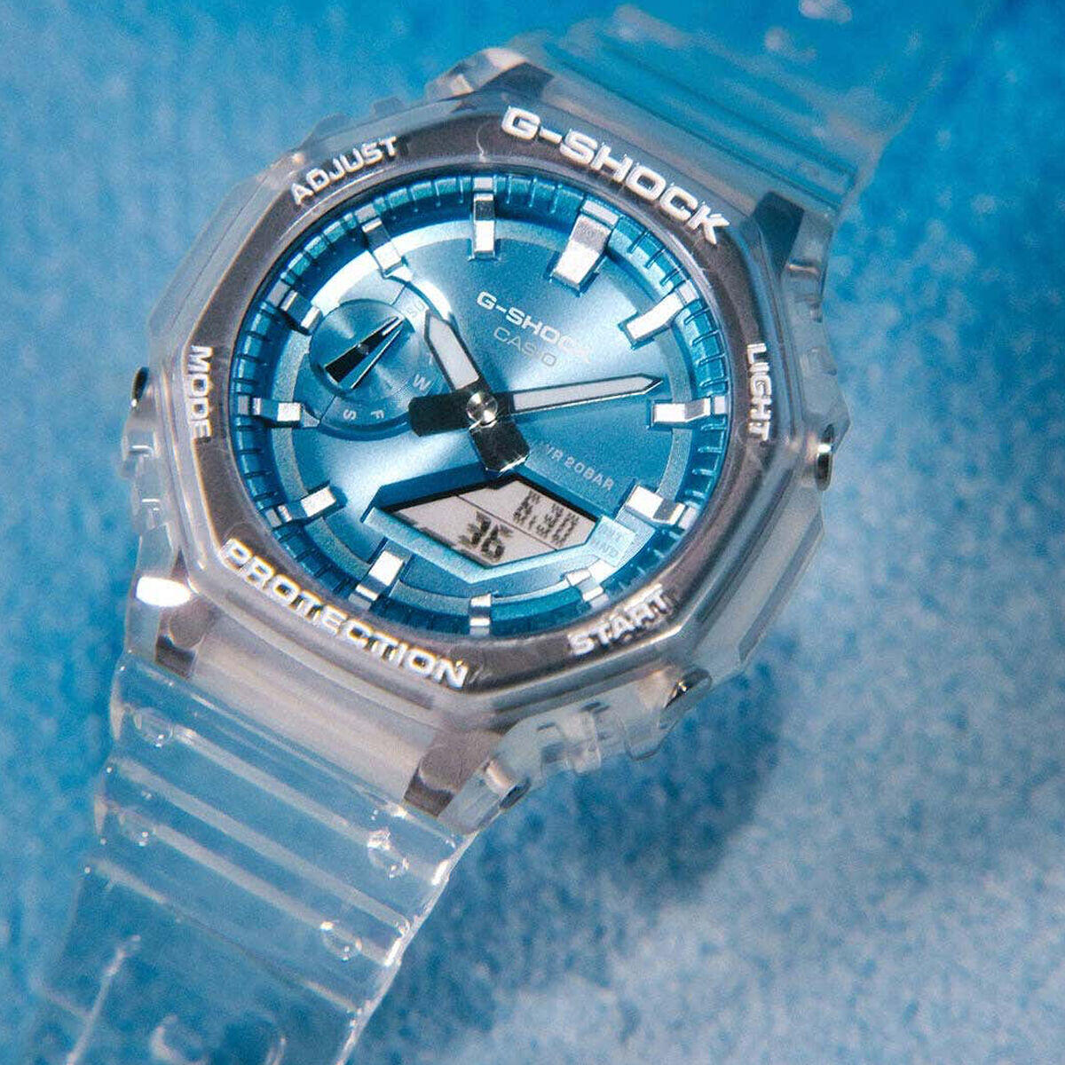 Montre Homme Casio G-Shock BRIGHT METALLIC - LIGHT BLUE 5/6