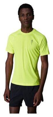 Champion korte mouw quick-dry reflecterend shirt - fluogeel