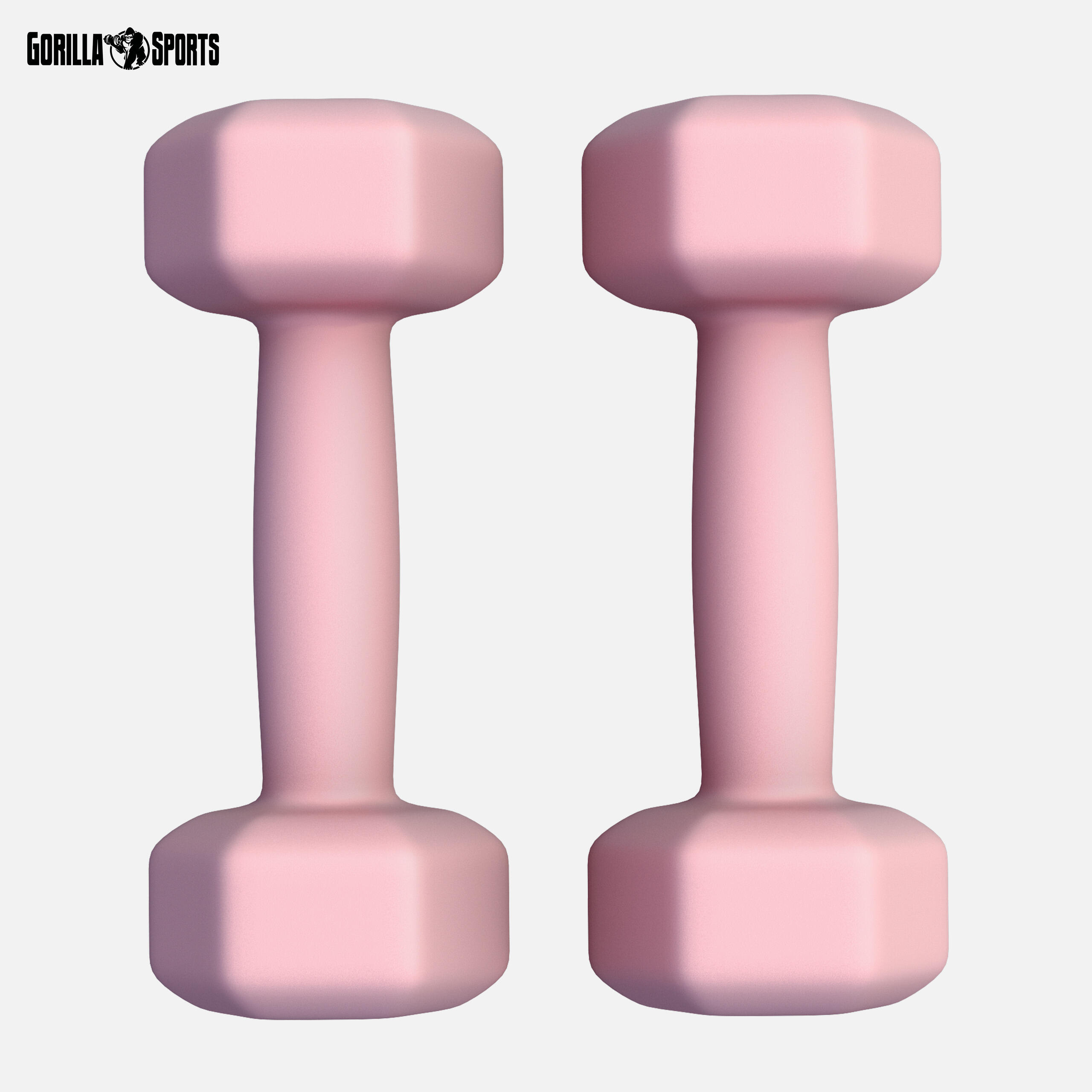 Poids Fitness 0.45-6.8kg Haltères Néoprène Portzon 0.45 à 6.8kg - Set De 2 Poids Hexagonaux Antidérapants 10 Couleurs Matériel Musculation