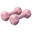 Set de gantere din neopren, 2 x 1.5 Kg, roz, Gorilla Sports
