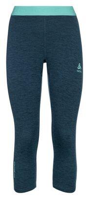 ODLO Odlo Revelstoke PW 150 3/4 Damen Merino-Leggings Blau