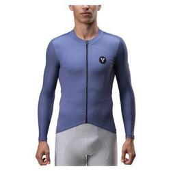 Maillot Manches Longues mi-saison LeBram Turini Bleu Gris