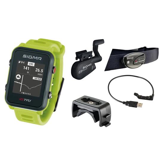 Hartslagmonitor ingesteld Sigma iD.TRI