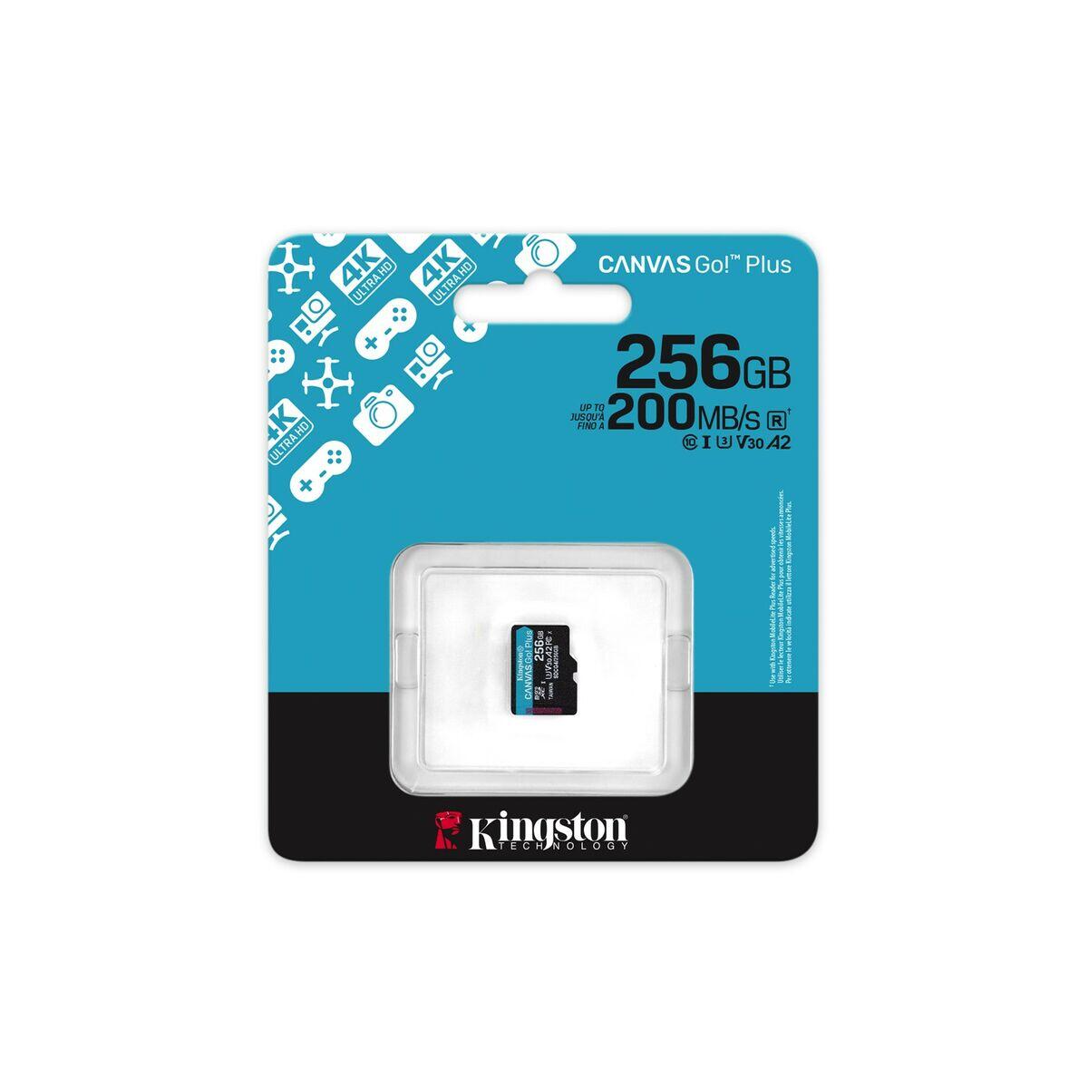 Scheda Di Memoria Micro SD con Adattatore Kingston SDCG4/256GBSP 256 GB 3/5