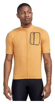 Maillot manches courtes Craft Adv Gravel Orange Sable