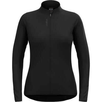 Damen Radjacke Odlo Full Zip Zeroweight Ceramiwarm Schwarz