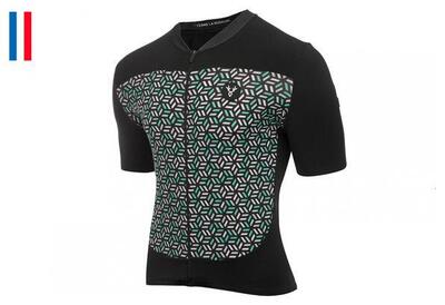 Maglia LeBram manica corta Croix de Fer Black Light Fit Cup