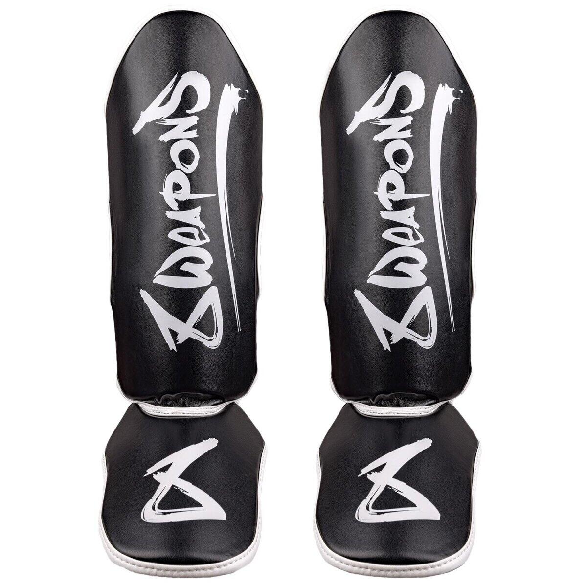 Protège-tibias enf. 8 WEAPONS – Noir/Blanc – L/XL – Unlimited 2.0 2/5