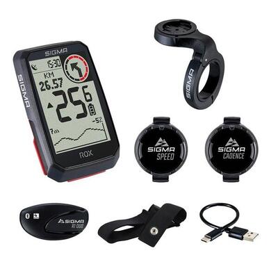 Sigma ROX 4.0 GPS Fahrradcomputer mit Sensoren und Halterung