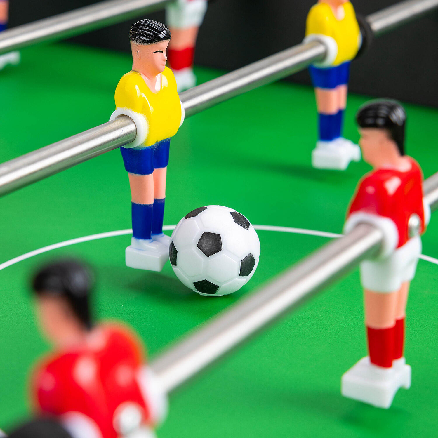Powerplay 3ft Stand Up Football Games Table, Outdoor Indoor Use, Black 3/6