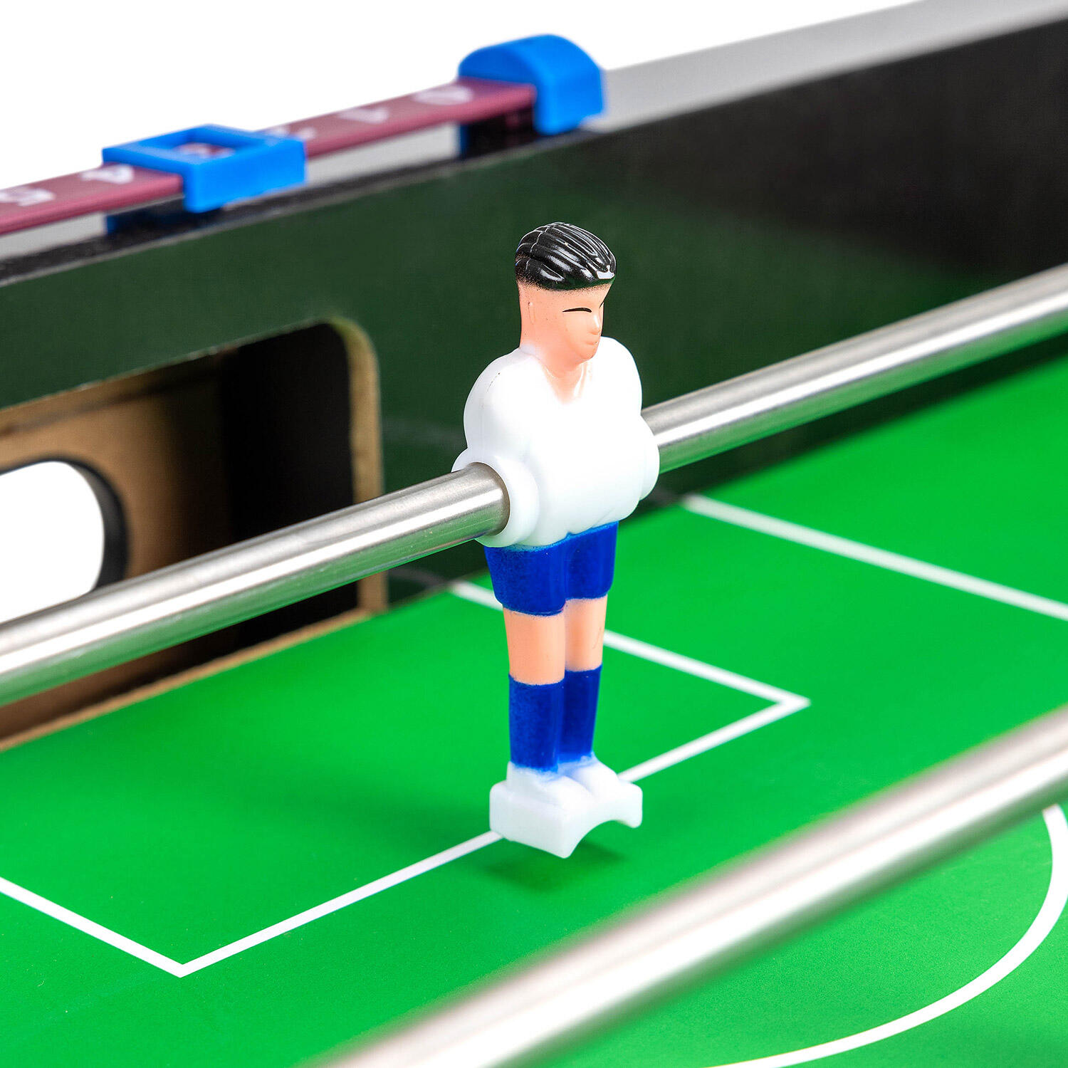 Powerplay 3ft Stand Up Football Games Table, Outdoor Indoor Use, Black 4/6