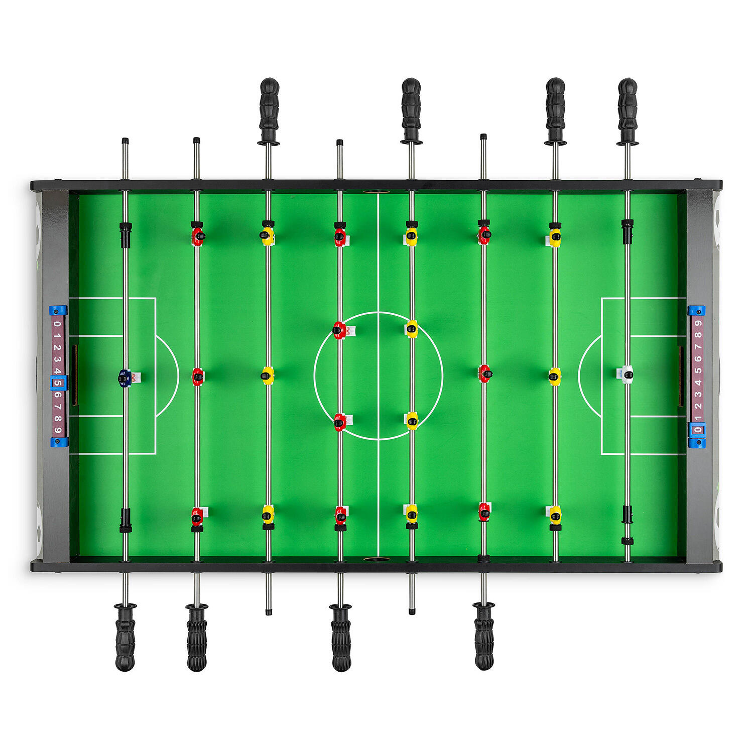 Powerplay 3ft Stand Up Football Games Table, Outdoor Indoor Use, Black 2/6