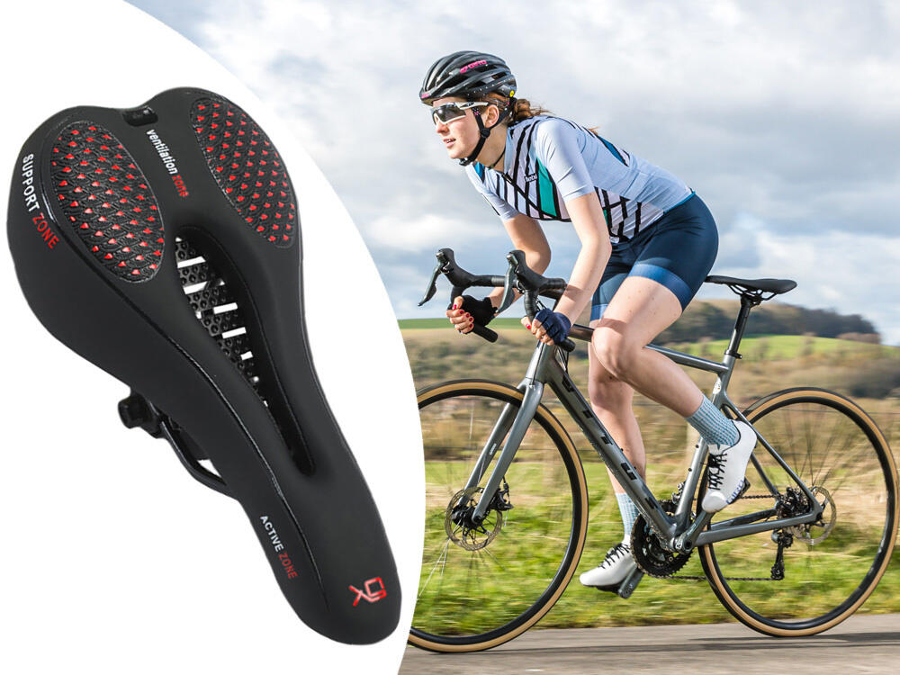 Herren Fahrradsattel Komfort – Weiches Schaumstoff 28x13 cm Schwarz 2/7