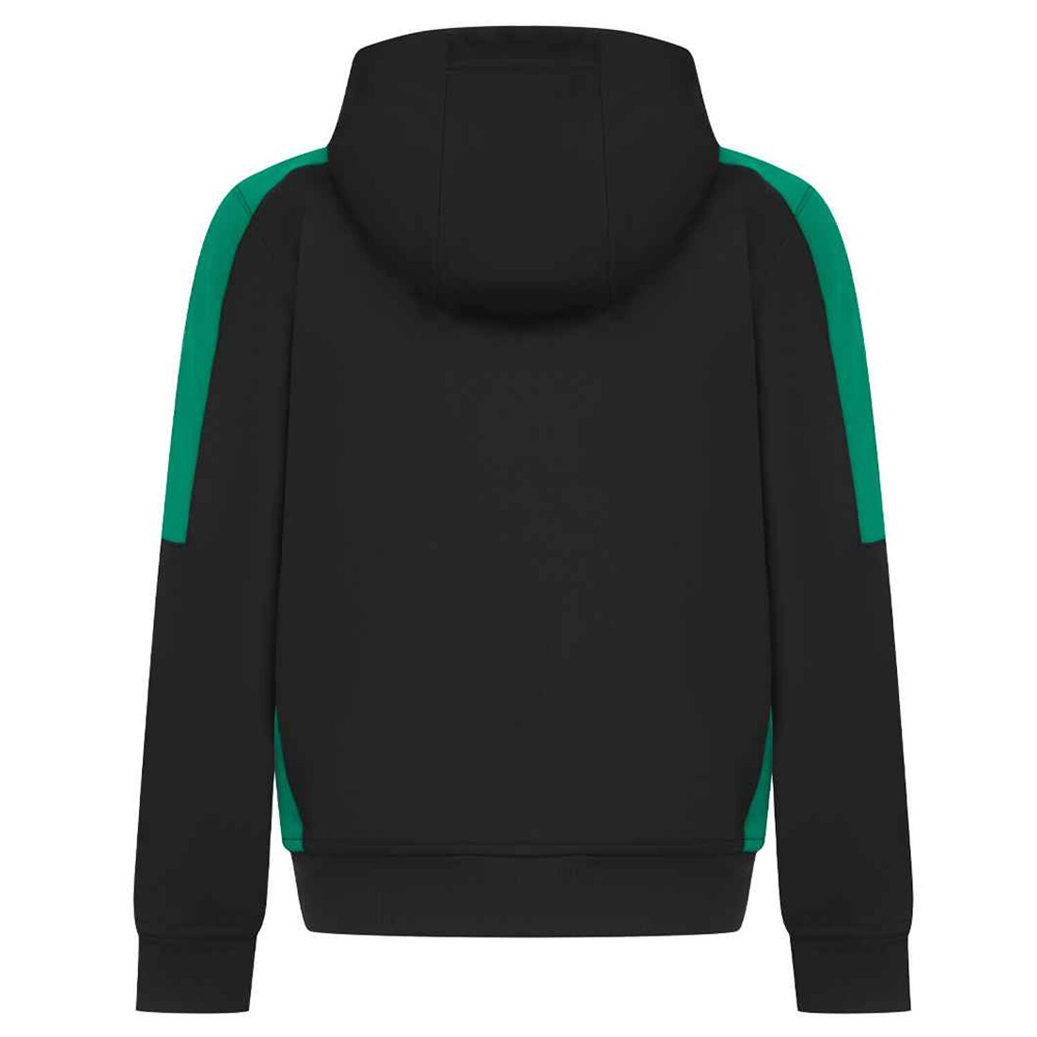 Sweat À Capuche TEAM Enfant (Noir / Émeraude) 2/3