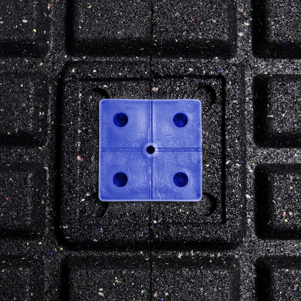 Sportvloertegel 'SNOWFLAKE' - 100x100 cm - 20 mm  6/7