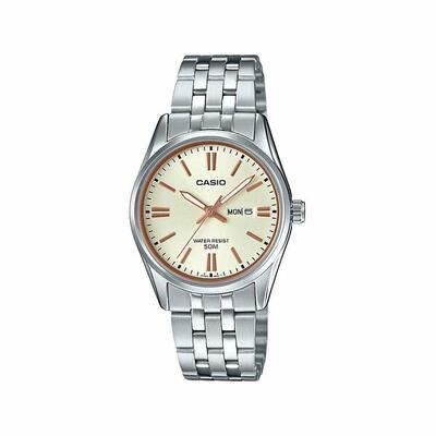 Orologio Donna Casio LADY DAY & DATE - CHAMPAGNE