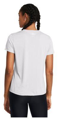 Camiseta de manga corta Under Armour Tech Twist Gris para mujer 3/4