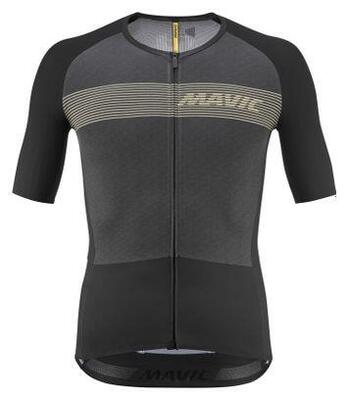 Mavic cosmic jersey met korte mouwen zwart