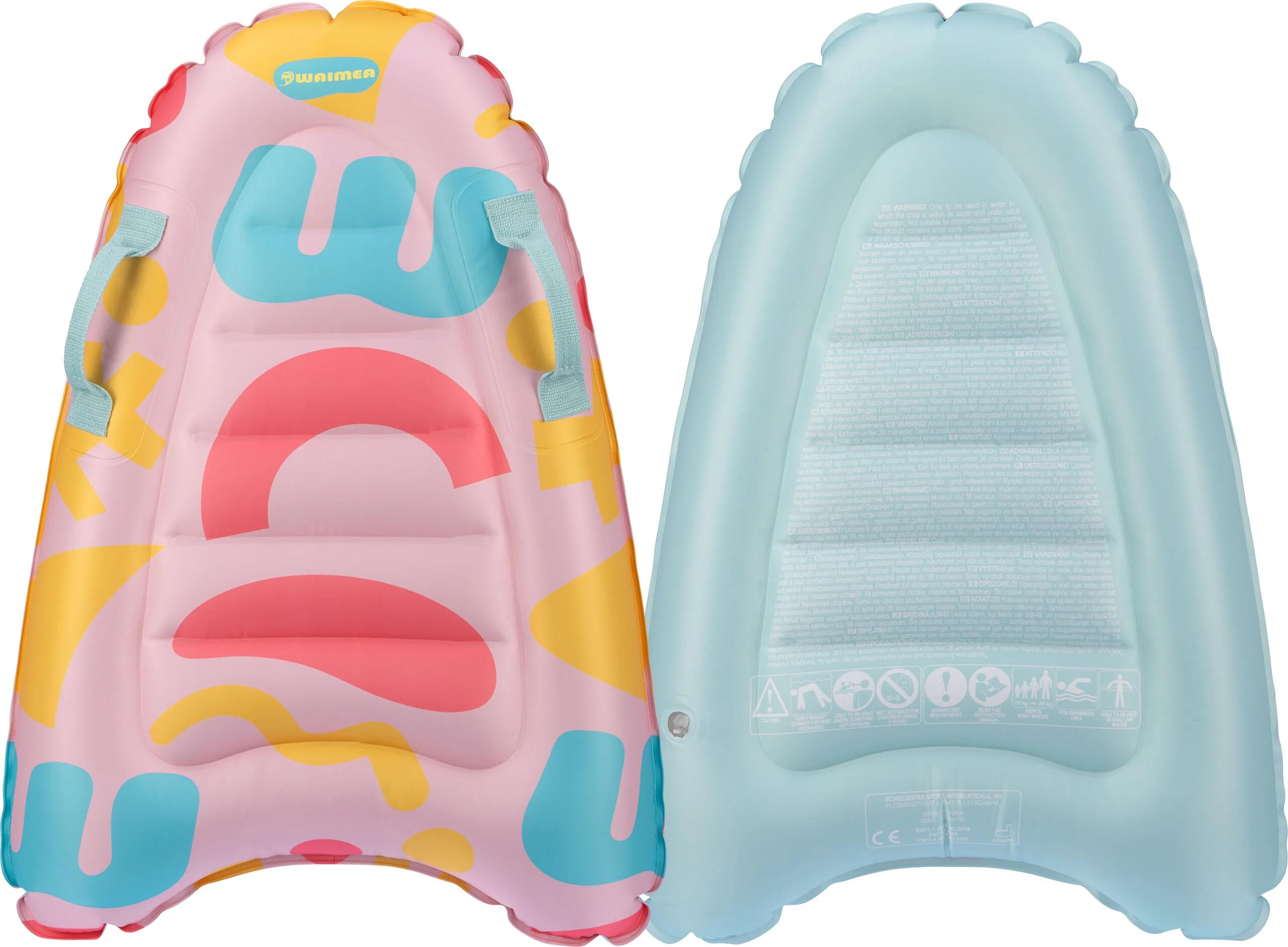 WAIMEA Aufblasbares Bodyboard 70 cm - Mit Griffen - Hellrosa