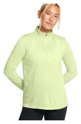Under armour tech green women's 1/2 zip top