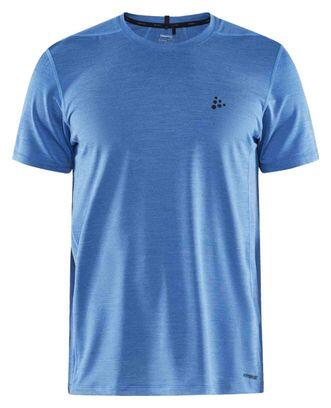 Craft ADV Essence Melange Korte Mouw Jersey Blauw 3/3