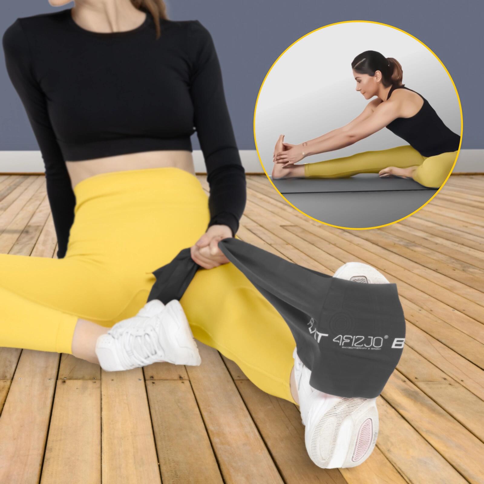 Weerstandsband 2M latex fitness fysiotherapie revalidatie 4FIZJO FLAT BAND 6/7