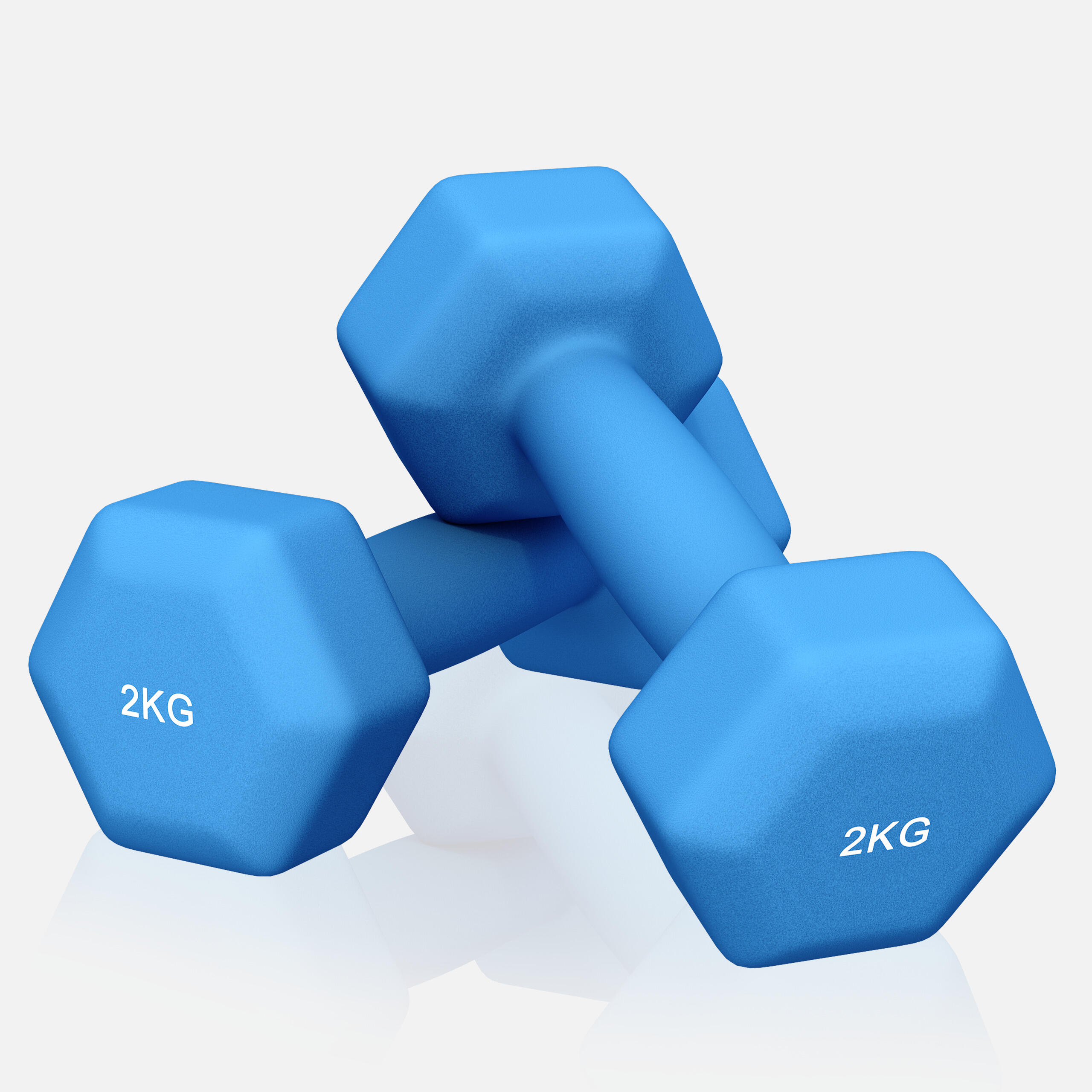 Kit Haltères en Néoprène - Hexagonal Poids Fitness, Dumbbell Set, Antidérapante 3/7