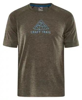Craft ADV Trail Wool Khaki Short Sleeve T-Shirt