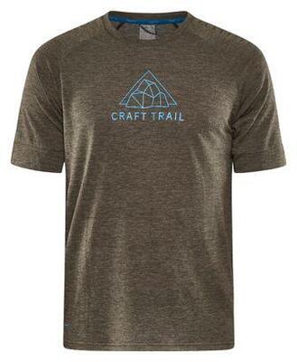 Craft adv trail wool khaki short sleeve t-shirt