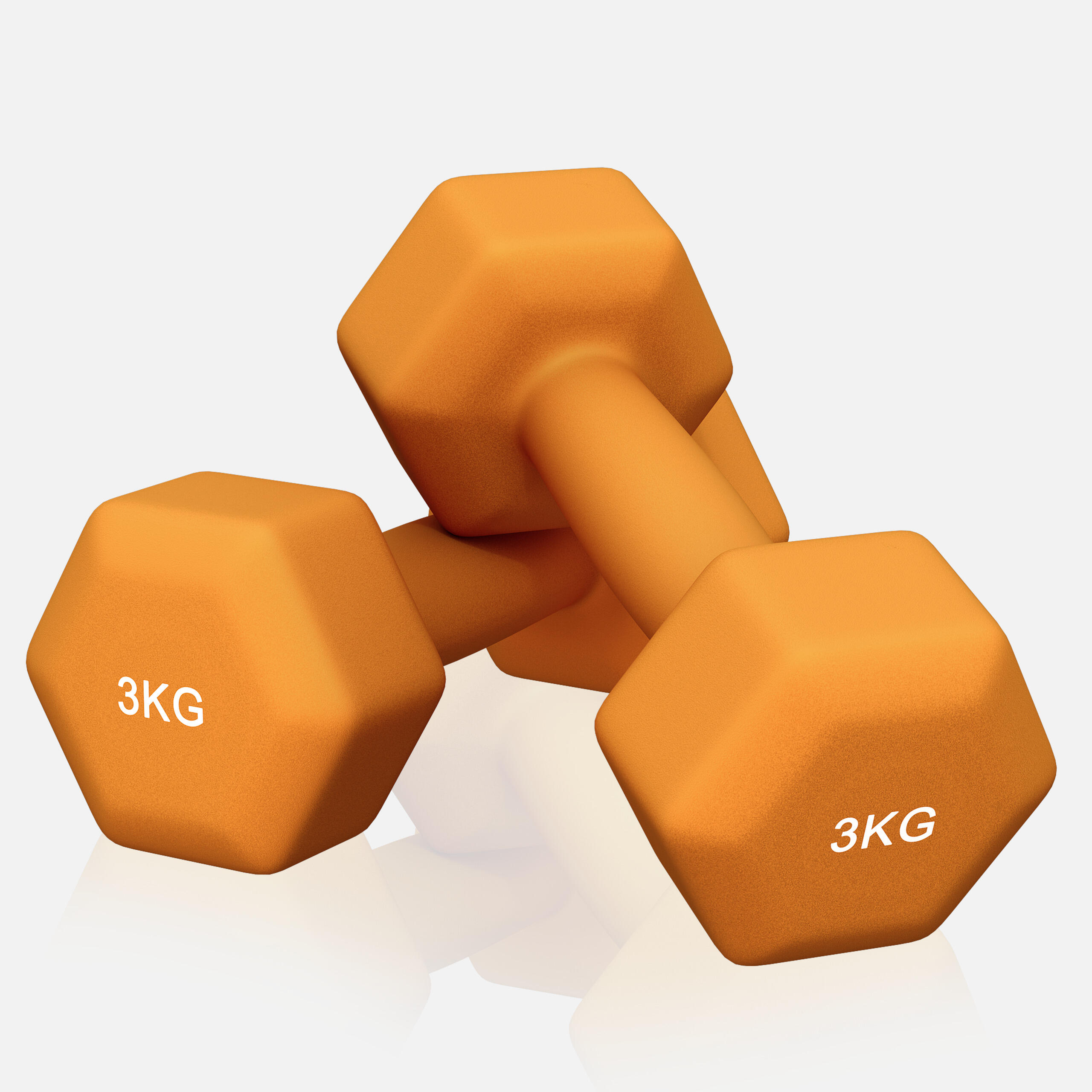 Kit Haltères en Néoprène - Hexagonal Poids Fitness, Dumbbell Set, Antidérapante 3/7