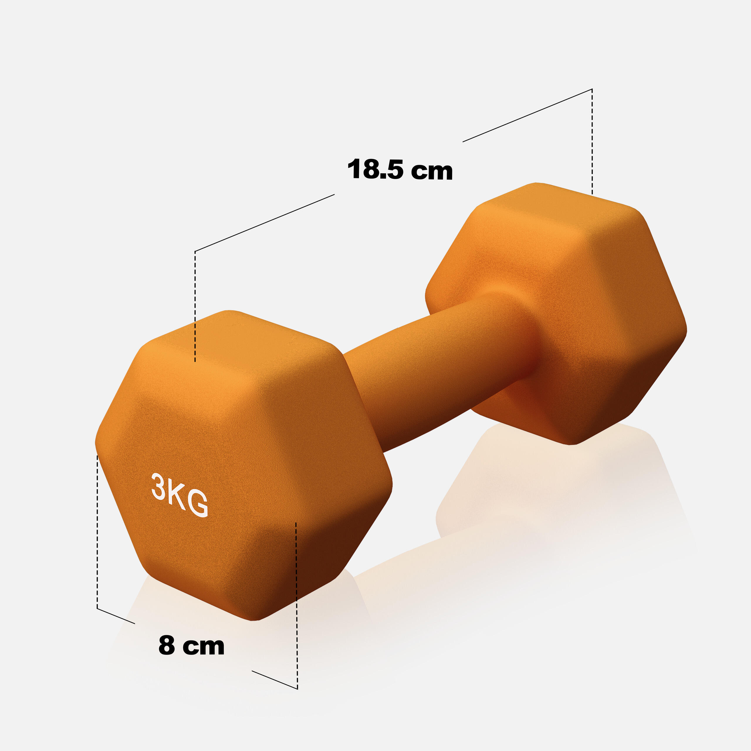 Kit Haltères en Néoprène - Hexagonal Poids Fitness, Dumbbell Set, Antidérapante 2/7