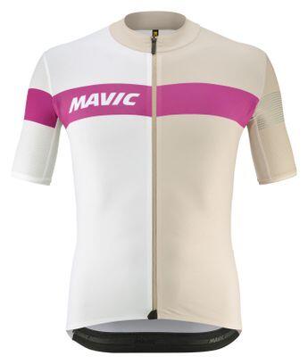 Maillot Manches Courtes Mavic Ksyrium Pro Beige