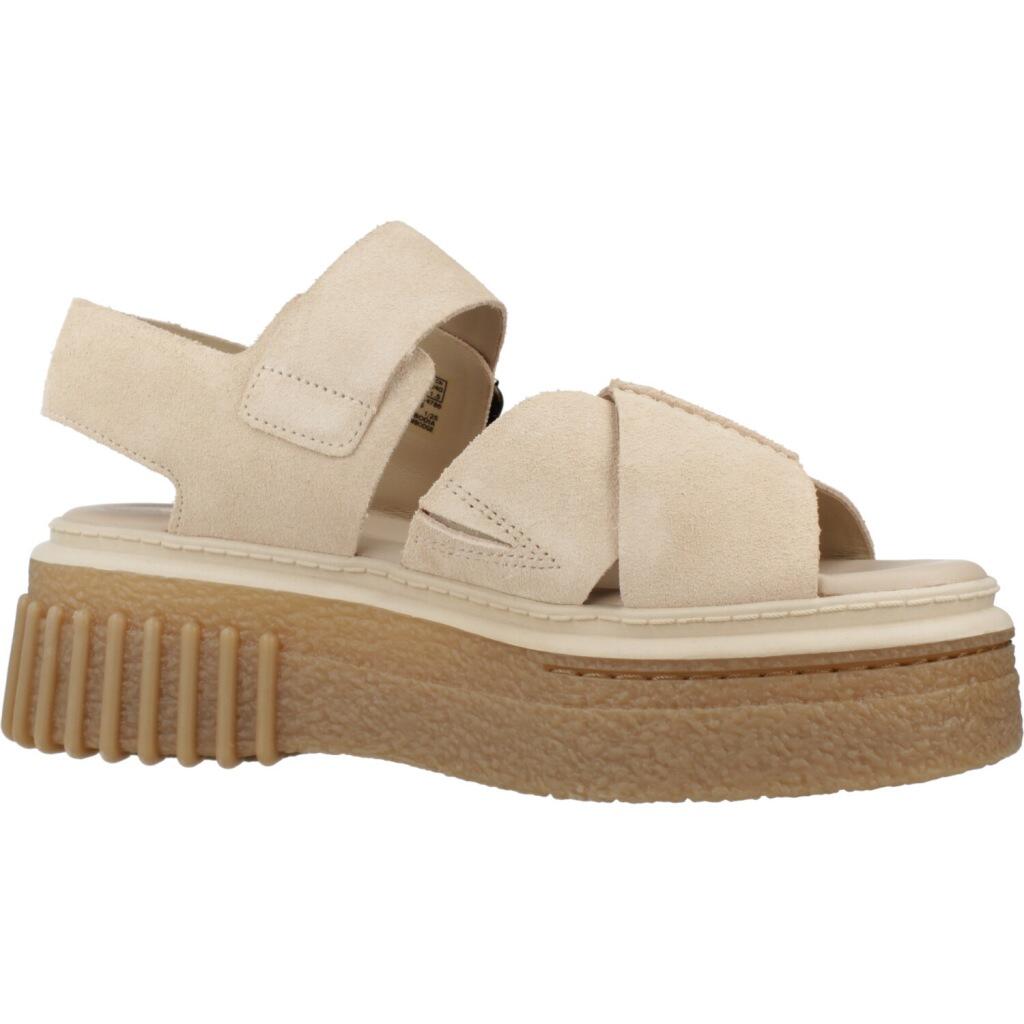Sandales Clarks Modèle Evamar Wish Couleur Brun Clair 5/5