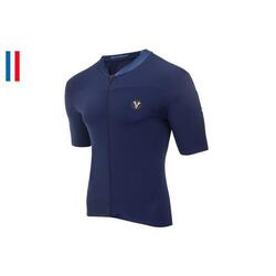 Maillot Manches Courtes LeBram Allos Bleu Coupe Ajustée
