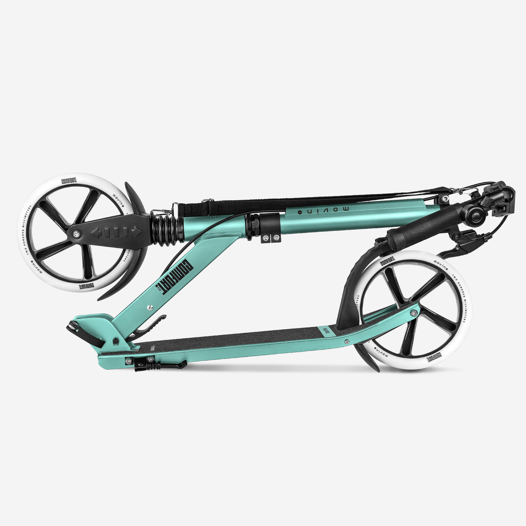 Movino Comfort+ scooter urbano para niños, jóvenes y adultos, menta 2/8