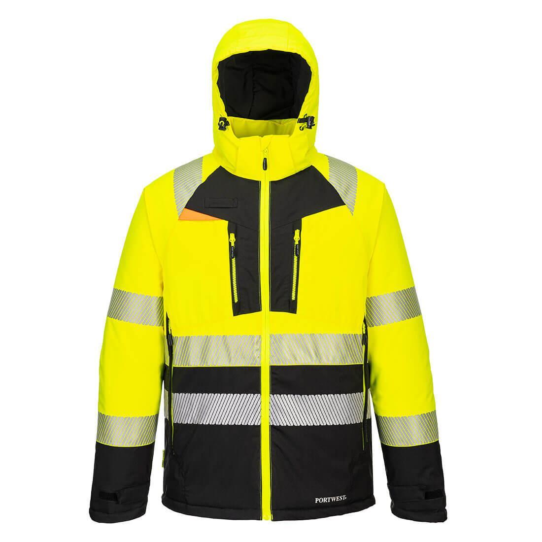 PORTWEST DX4 HiVis jas voor volwassenen (Geel/zwart)