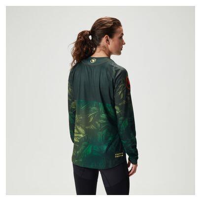 Endura Damen Langarmtrikot Tropical LTD Grün 2/7