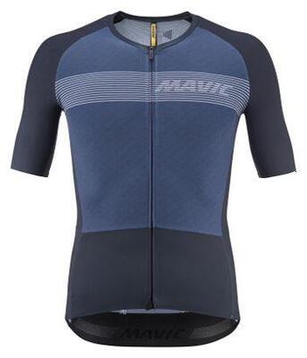 Mavic cosmic jersey met korte mouwen blauw