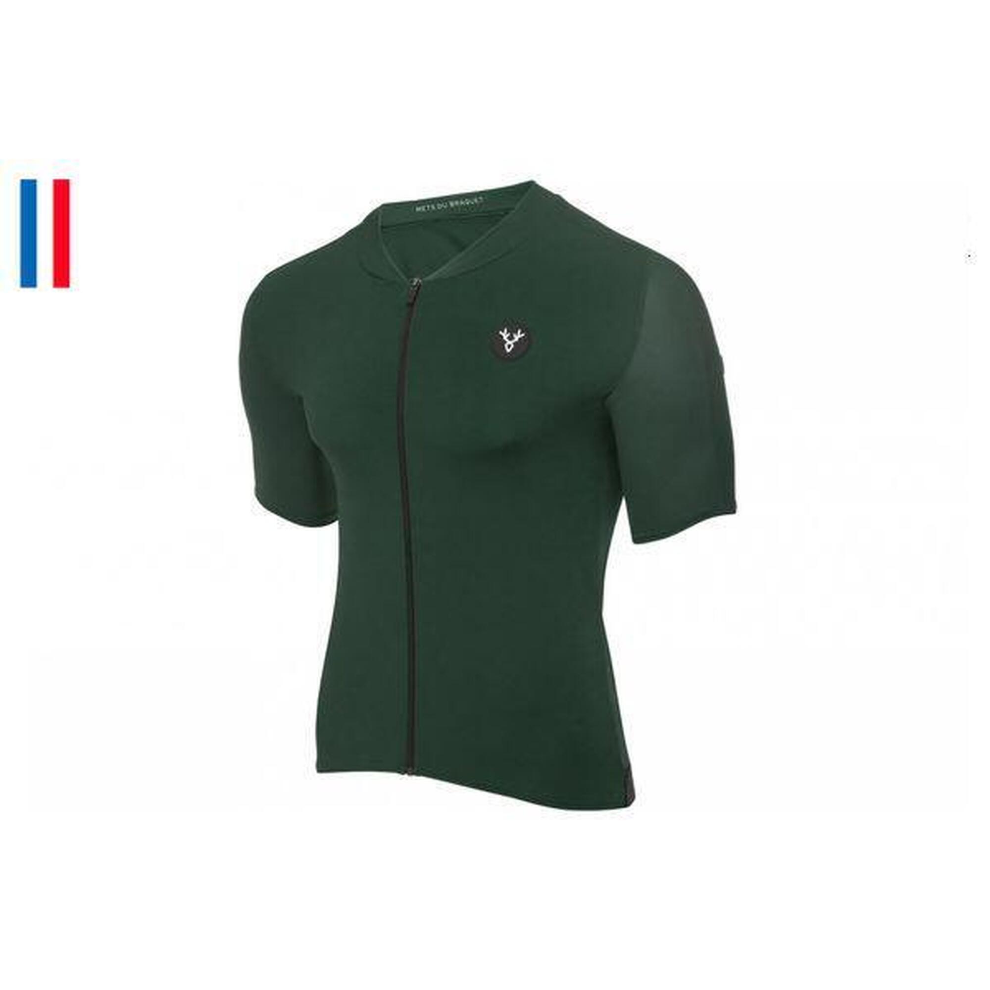 Lebram - Maillot Manches Courtes Lebram Allos Vert Agave Coupe Aero - Maillot Manches Courtes - Vert - S - Decathlon