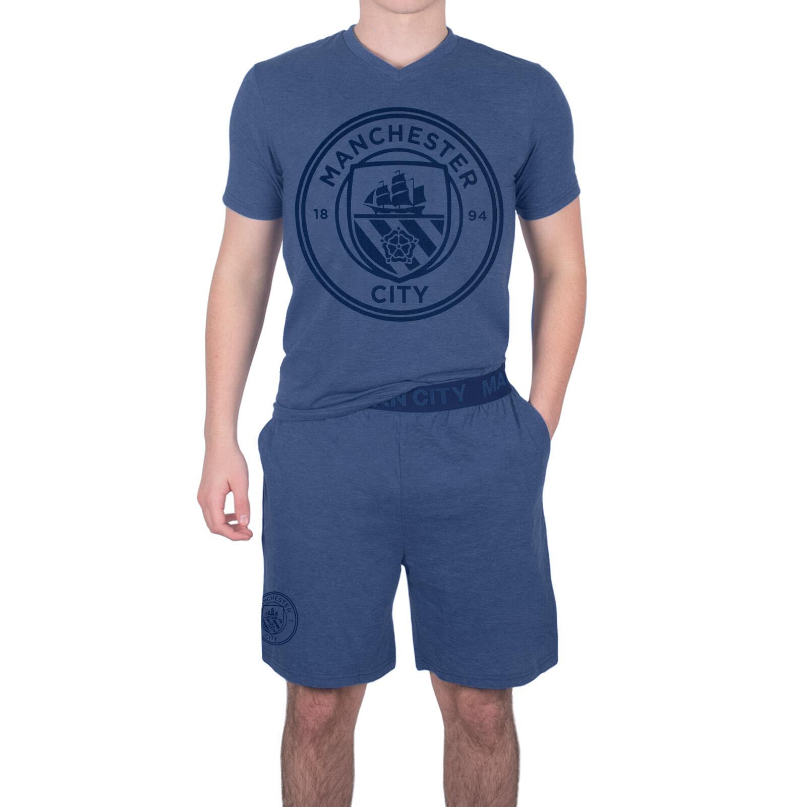 Manchester City Mens T-Shirt & Short Set 1/5