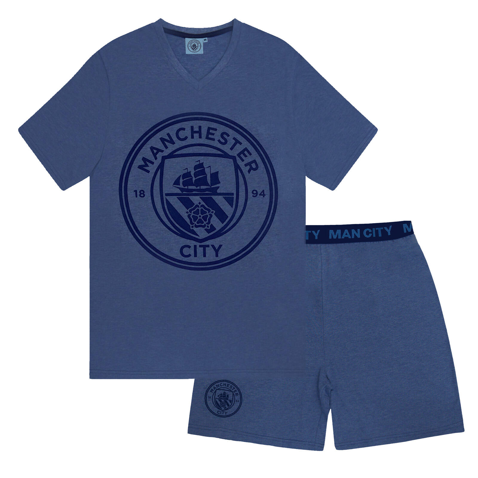 Manchester City Mens T-Shirt & Short Set 2/5