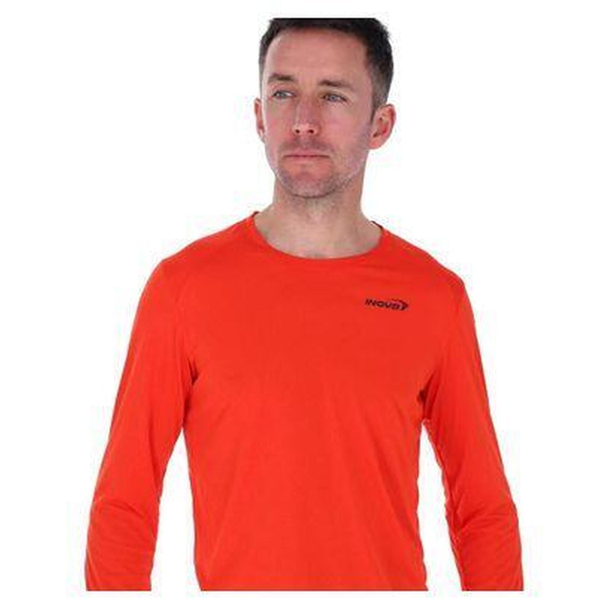 Maillot manches longues Inov-8 Performance Rouge Homme