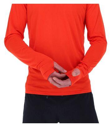 Top running Inov-8 Performance manica lunga rosso uomo 4/6