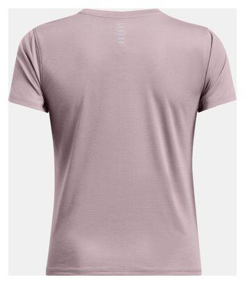 Maglia a maniche corte Under Armour Launch Run Pink Donna 2/2