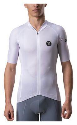 Kurzarm Trikot LeBram Galibier Weiß