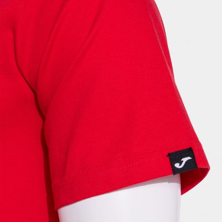 T-Shirt Manga Curta Futebol Homem Joma Combi street Vermelho 5/5