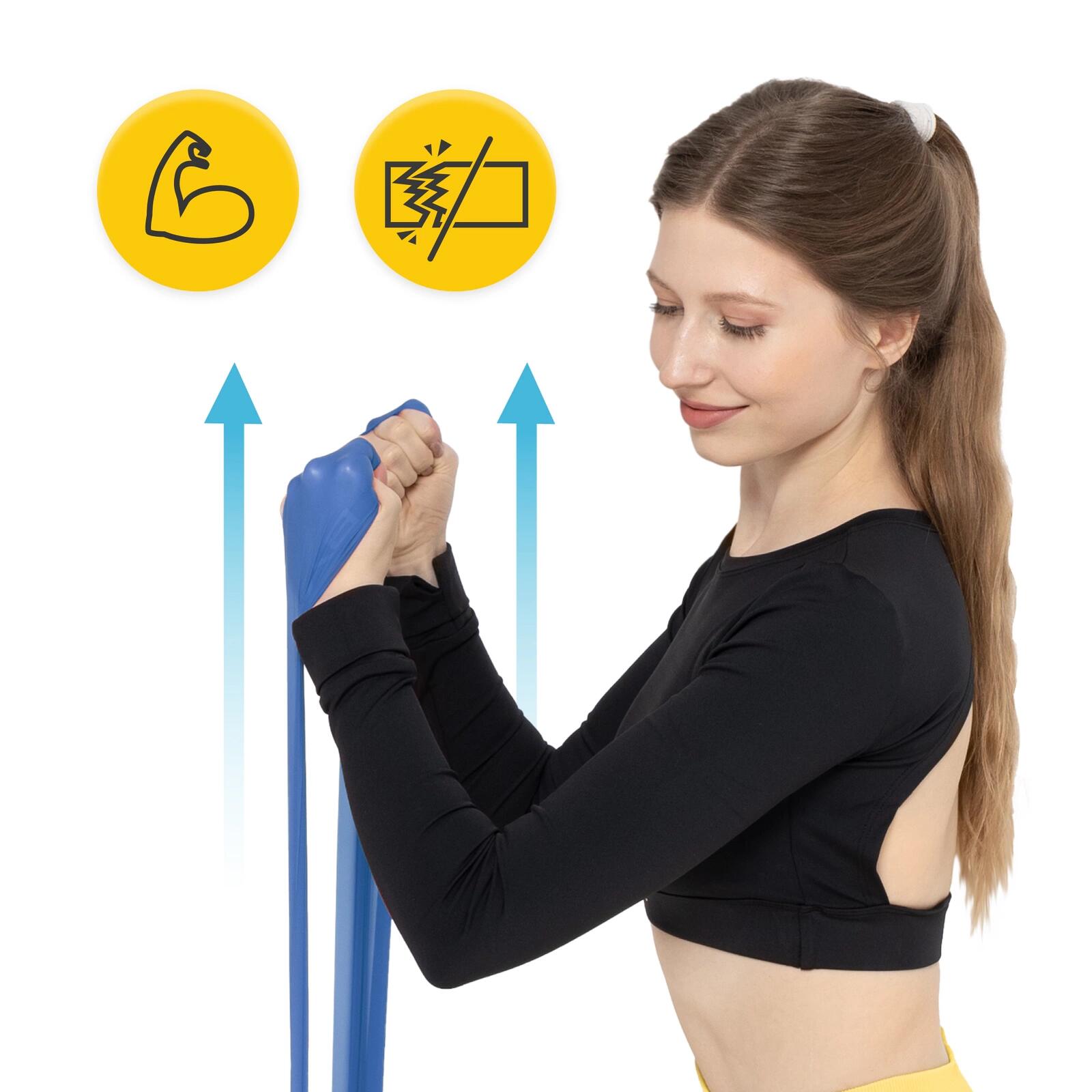 Weerstandsband 2M latex fitness fysiotherapie revalidatie 4FIZJO FLAT BAND 3/7