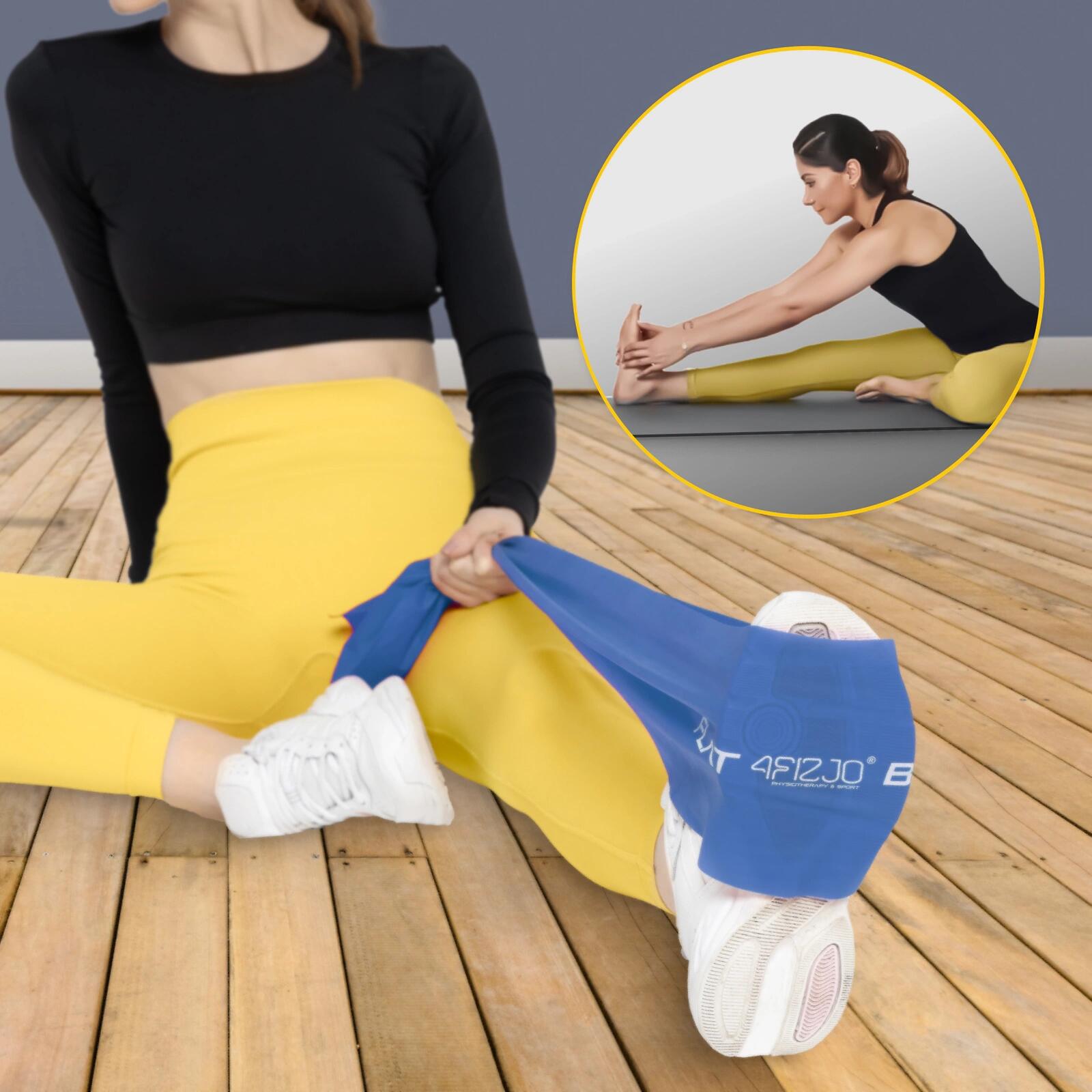 Weerstandsband 2M latex fitness fysiotherapie revalidatie 4FIZJO FLAT BAND 7/7