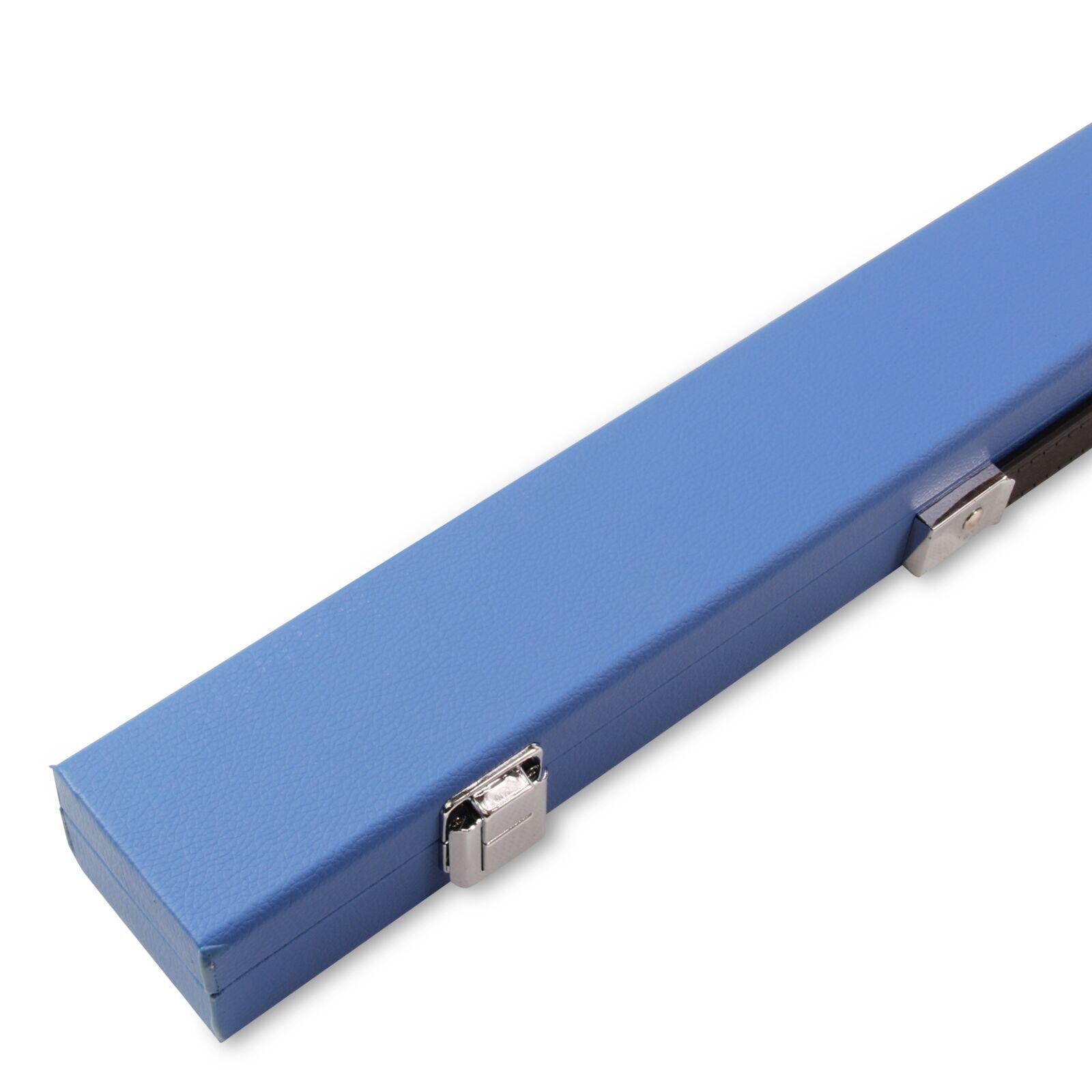 FUNKY CHALK Snooker Pool 48 Inch Junior Kids Hard Cue Case MEDIUM BLUE
