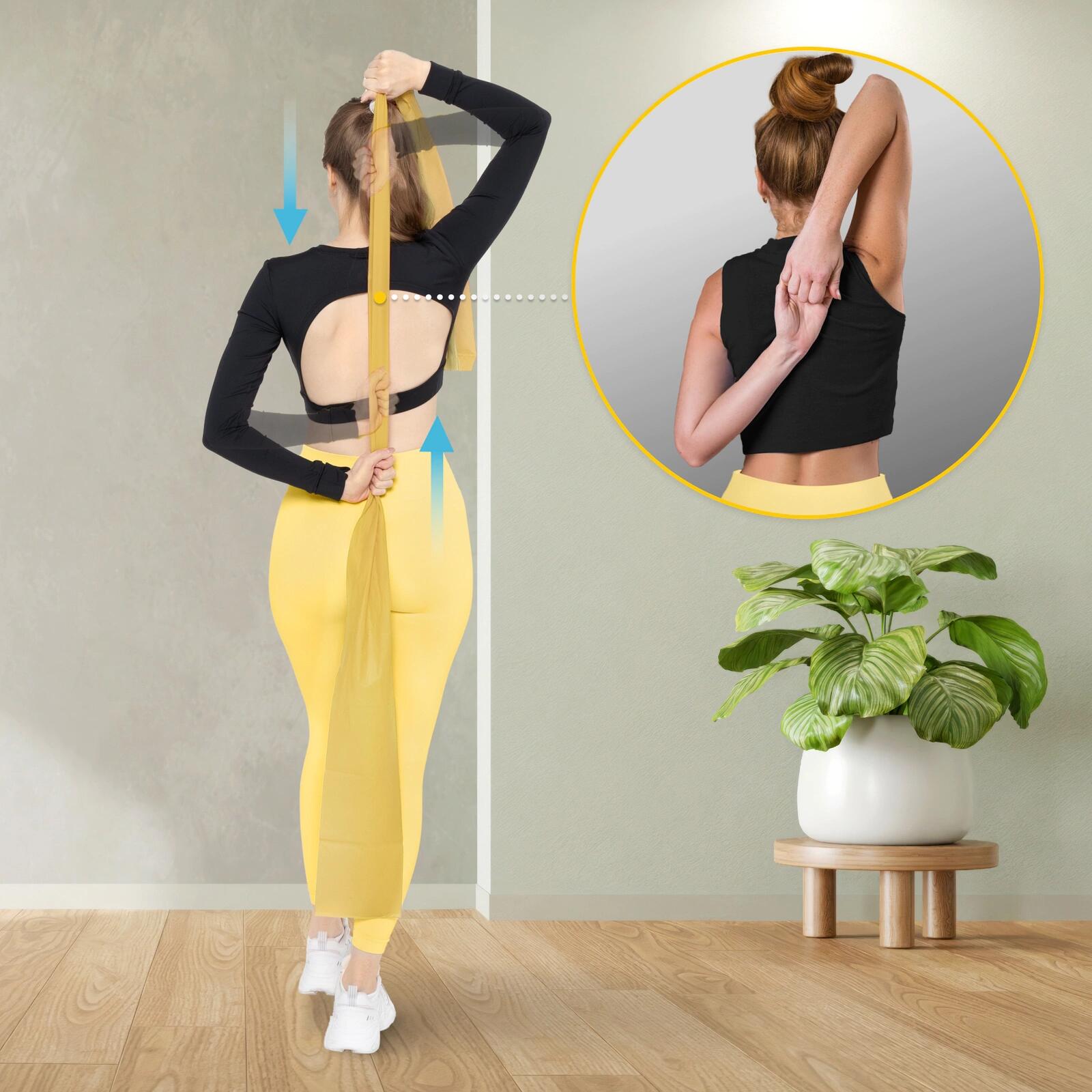 Weerstandsband 2M latex fitness fysiotherapie revalidatie 4FIZJO FLAT BAND 6/7
